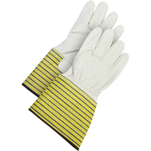 Classic Fitter's Gloves, Large, Grain Cowhide Palm, Fleece Inner Lining MAS Chibougamau