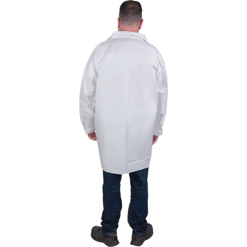 Sarraus de laboratoire de protection, Microporeux, Blanc, Moyen MAS Chibougamau