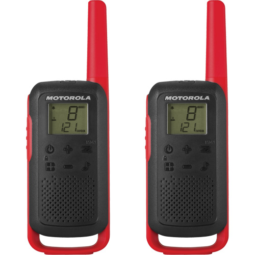 Radios bidirectionnelles Talkabout, Bande FRS, 22 canaux, Port&eacute;e 32 km MAS Chibougamau