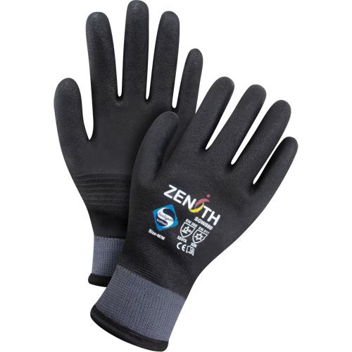 Gants enduits ZX-30° de premi&egrave;re qualit&eacute;, T-Grand, R&ecirc;vetement Mousse de PVC, Calibre 15, Enveloppe en Nylon MAS Chibougamau