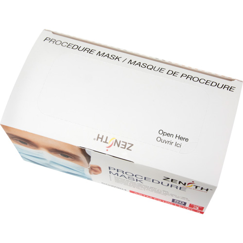 Disposable Procedure Face Masks, ASTM F2100 Level 3, Class 1 MAS Chibougamau