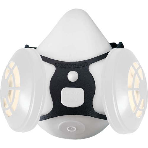 Comfort-Air&reg; 400Nx Half Mask without Exhalation Valve Kit, Elastomer/Rubber, Medium/Large MAS Chibougamau