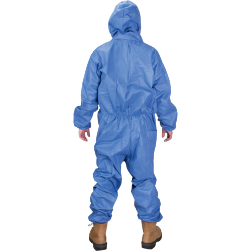 Hooded Coveralls, Medium, Blue, SMS MAS Chibougamau