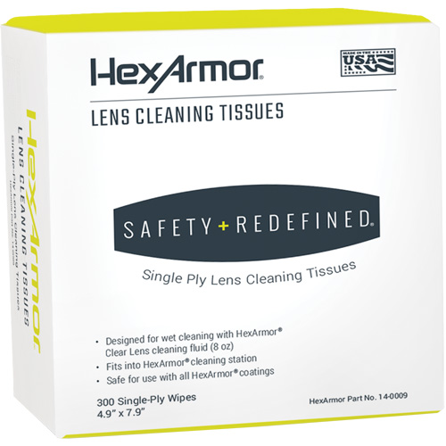 Lens Cleaning Tissues, 4.9" x 7.9", 300 /Pkg. MAS Chibougamau