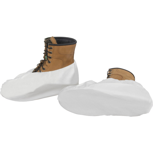 Shoe Covers, One Size, Microporous, White MAS Chibougamau