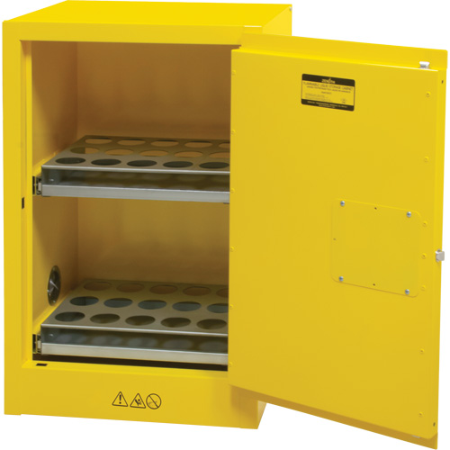 Armoire de rangement pour a&eacute;rosols inflammables, 12 gal., 1 Porte(s), 23" La x 35" h x 18" p MAS Chibougamau