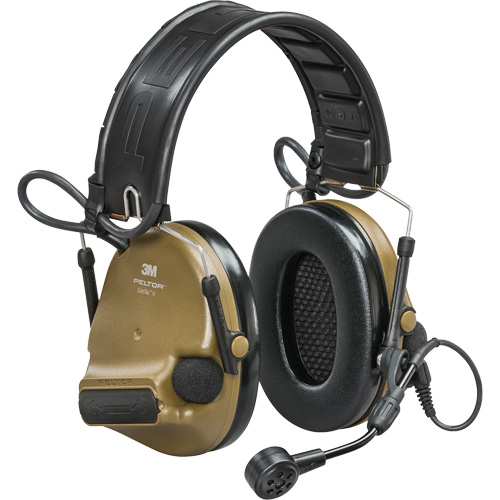 Peltor ComTac VI NIB Headset with Arc, Headband Style, 23 dB MAS Chibougamau