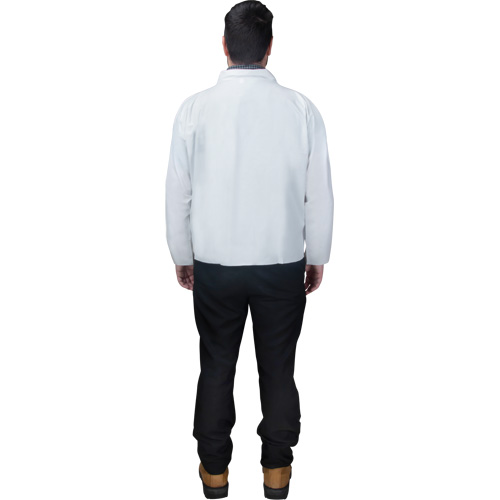 Disposable Shirt, Microporous, Small, White MAS Chibougamau