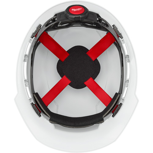 Casque de s&eacute;curit&eacute; &agrave; bordure avant, R&eacute;pond aux normes CSA type 1, Suspension Rochet, Ventil&eacute; MAS Chibougamau