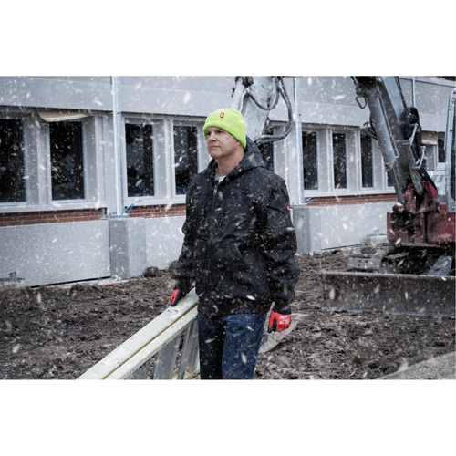 High-Visbility Cuffed Beanie, One Size, Green MAS Chibougamau
