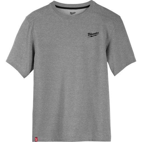 Hybrid Work Tee Shirt, Men's, Small, Grey MAS Chibougamau