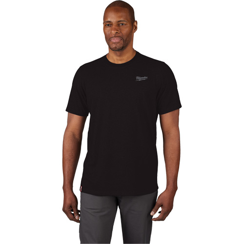 Hybrid Work Tee Shirt, Men's, Small, Black MAS Chibougamau