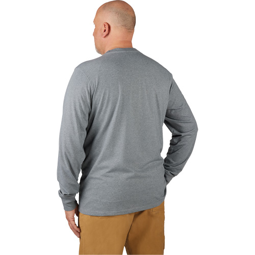 Hybrid Work Tee Shirt, Men's, Small, Grey MAS Chibougamau