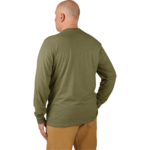 Hybrid Work Tee Shirt, Men's, Small, Green MAS Chibougamau