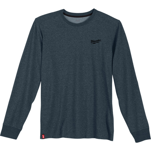 Hybrid Work Tee Shirt, Men's, Small, Blue MAS Chibougamau