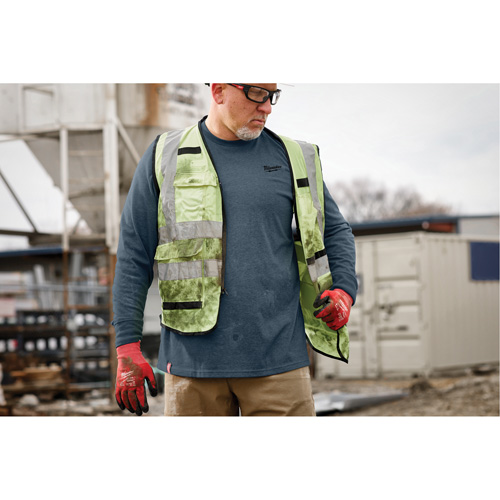 Hybrid Work Tee Shirt, Men's, Small, Blue MAS Chibougamau