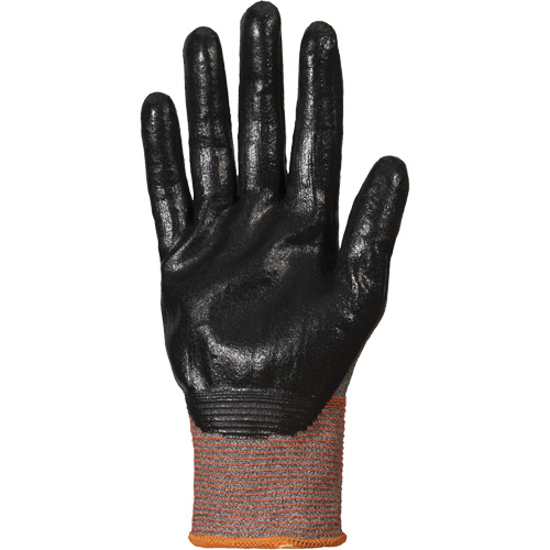 Coated Gloves, Size 5, 21 Gauge, Nitrile Coated, TenActiv Shell, ASTM ANSI Level A9 MAS Chibougamau