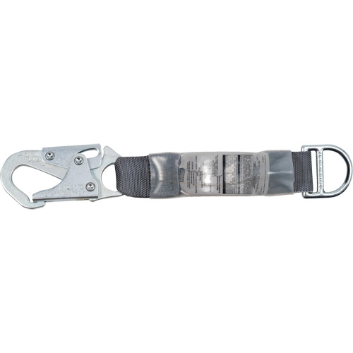 V-Series Standard Energy Absorbing Lanyard, Snap Hook Center, Snap Hook Leg Ends, Polyester MAS Chibougamau