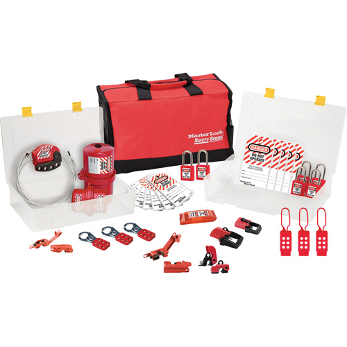 Premier Lockout Kit with Zenex Thermoplastic Locks, Electrical Kit, 27 Components MAS Chibougamau