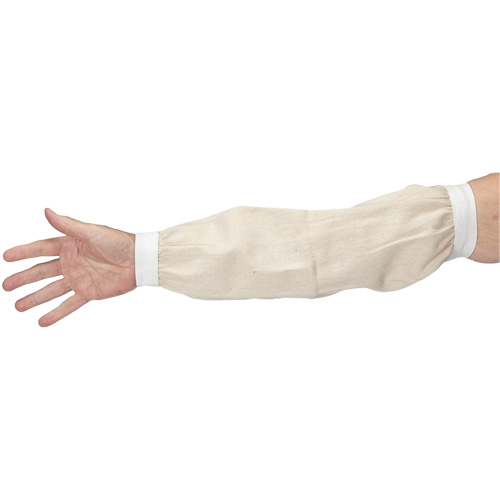 Sleeves, 18", Cotton, White MAS Chibougamau