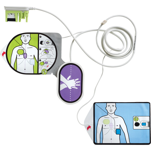 &eacute;lectrodes RCR pour adultes & enfants Uni-Padz, Zoll AED 3 Pour, Classe 4 MAS Chibougamau