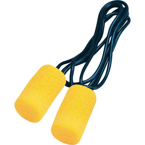 Bouchons d'oreilles classiques E-A-R, Vrac - Sac en poly, Grand, Avec cordon MAS Chibougamau