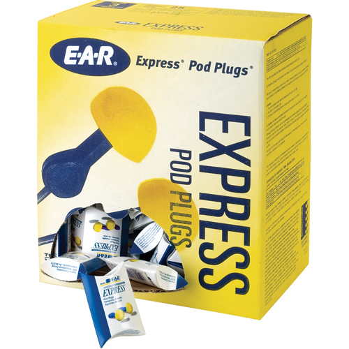 Bouchons d'oreilles rapides de style capsule E-A-R, Sans cordon, Vrac - Sachet coussin, 25 dB NRR, Taille unique MAS Chibougamau