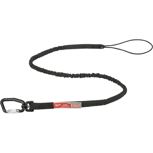 Extended Reach Locking Tool Lanyard, Bungee, Carabiner/Loop MAS Chibougamau