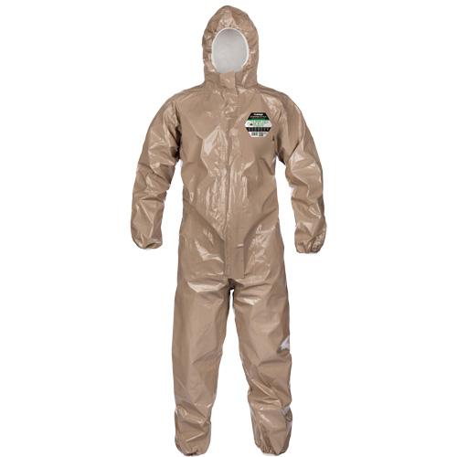 Coveralls, ChemMax 4 Plus, Large, Brown MAS Chibougamau