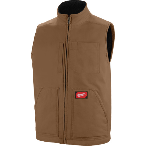 Veste doubl&eacute;e en sherpa ultra-r&eacute;sistante, Hommes, Petit, Brun MAS Chibougamau