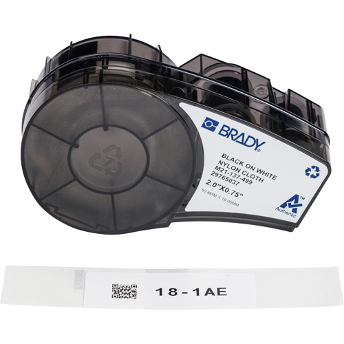 Aggressive Adhesive Multi-Purpose Labels with Ribbon, Black MAS Chibougamau