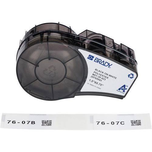 Harsh Environment Multi-Purpose Labels with Ribbon, Black MAS Chibougamau
