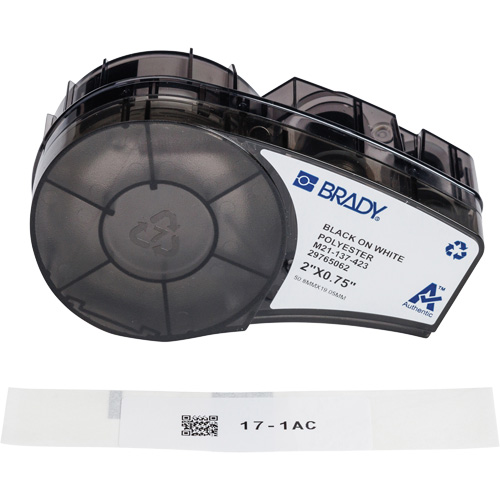 Harsh Environment Multi-Purpose Labels with Ribbon, Black MAS Chibougamau