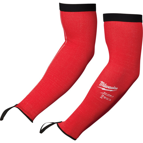 Manches de protection, Poly&eacute;thyl&egrave;ne, 16", ANSI/ISEA 105 niveau 3/EN 388 niveau 3/EN 388 niveau C, Rouge MAS Chibougamau