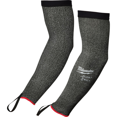 Manches de protection, Poly&eacute;thyl&egrave;ne, 16", ANSI/ISEA 105 niveau 5/EN 388 niveau E, Gris MAS Chibougamau