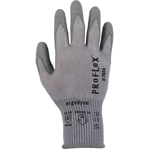 Gants r&eacute;sistant &agrave; la coupe Proflex 7024, Taille Petit, Calibre 13, Rev&ecirc;tement Polyur&eacute;thane, Enveloppe en Polyester/PEHP/Spandex, ASTM ANSI niveau A2/EN 388 niveau B MAS Chibougamau