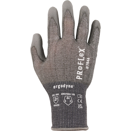 Gants r&eacute;sistant &agrave; la coupe Proflex 7025, Taille Petit, Calibre 18, Rev&ecirc;tement Polyur&eacute;thane, Enveloppe en Nylon/PEHP/Spandex, ASTM ANSI niveau A2/EN 388 niveau B MAS Chibougamau