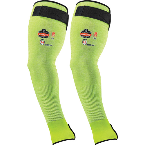 Manche de protection contre la coupe ProFlex 7941-PR, TenaLux, 18", ASTM ANSI niveau A4/EN 388 niveau D, Lime haute visibilit&eacute; MAS Chibougamau