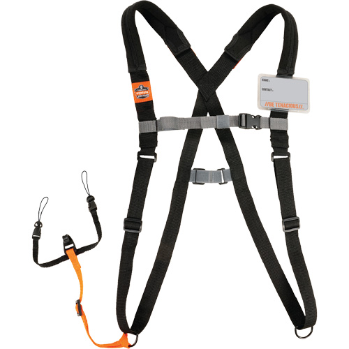 Squids 3138 Padded Barcode Scanner Harness & Lanyard for Mobile Computers, Fixed Length, Loop MAS Chibougamau