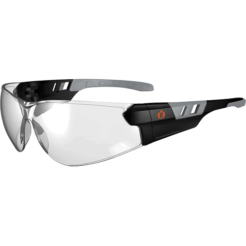 Lunettes de s&eacute;curit&eacute; sans monture Skullerz SAGA, Lentille Int&eacute;rieur/ext&eacute;rieur, Anti-&eacute;gratignures, ANSI Z87+/R&eacute;pond ou surpasse la norme CSA Z94.3 MAS Chibougamau