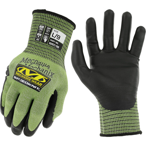 Gants r&eacute;sistants aux coupures SpeeKnit S2EC06, Taille Petit/7, Calibre 18, Rev&ecirc;tement Ur&eacute;thane, Enveloppe en PEHP/Tungst&egrave;ne, ASTM ANSI niveau A4/EN 388 niveau D MAS Chibougamau