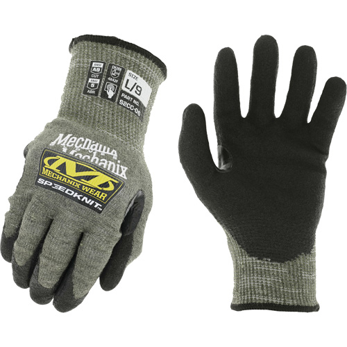 Gants de travail Speedknit, Taille 7, Calibre 13, Rev&ecirc;tement Ur&eacute;thane, Enveloppe en PEHP/Tungst&egrave;ne, ASTM ANSI niveau A9 MAS Chibougamau