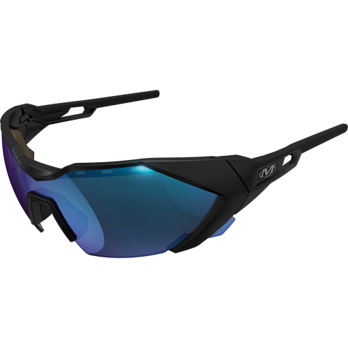 Lunettes de s&eacute;curit&eacute; de type E, Lentille Bleu, Antibu&eacute;e/Anti-&eacute;gratignures, ANSI Z87+ MAS Chibougamau