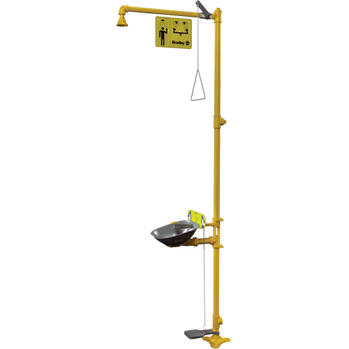 Poste de douche oculaire & douche de s&eacute;curit&eacute; Halo MAS Chibougamau