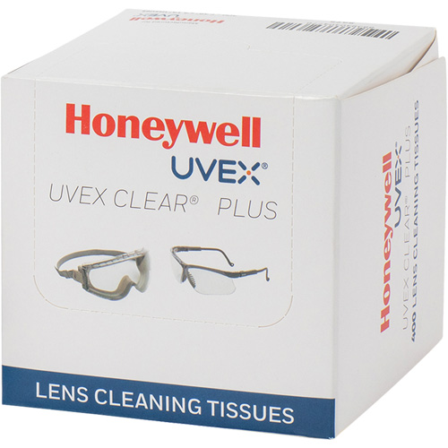 Serviette pour lentilles Uvex Clear Plus, 4,125" x 3,96" MAS Chibougamau