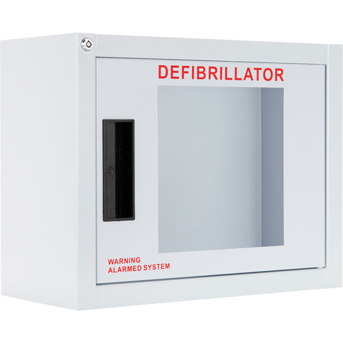 Standard Compact AED Cabinet with Alarm, Philips/Defibtech/Heartsine For, Non-Medical MAS Chibougamau