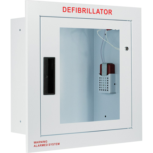Fully Recessed Large Cabinet with Alarm, Zoll AED Plus&reg;/Zoll AED 3/Cardio-Science/Physio-Control For, Non-Medical MAS Chibougamau