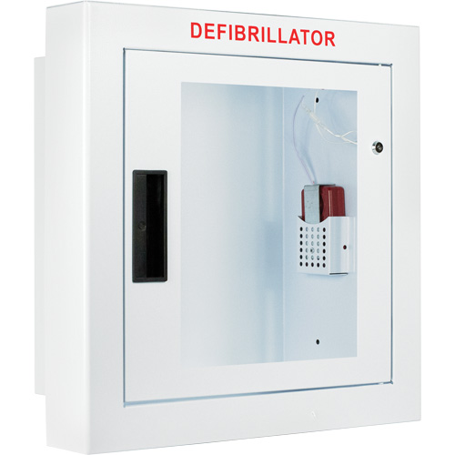 Semi-Recessed Large Cabinet with Alarm, Zoll AED Plus&reg;/Zoll AED 3/Cardio-Science/Physio-Control For, Non-Medical MAS Chibougamau