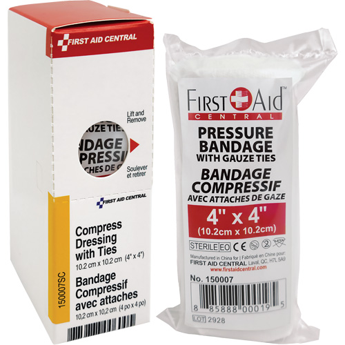 Recharge de bandages compressifs avec attaches SmartCompliance, 4" lo x 4" la MAS Chibougamau