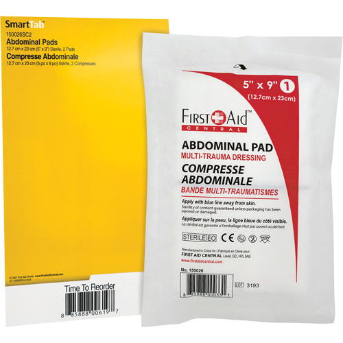 SmartCompliance&reg; Refill Abdominal Trauma Pads MAS Chibougamau